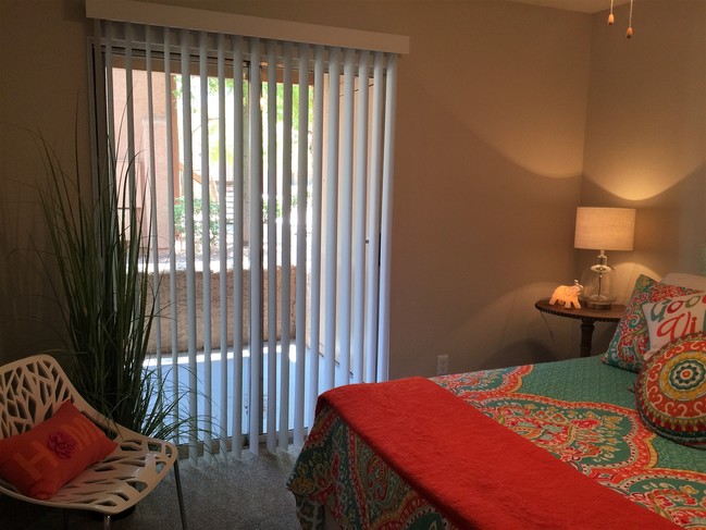 Bedroom patio view